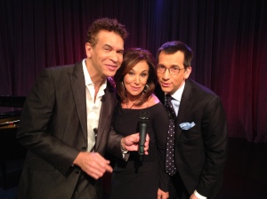 Brian Stokes Mitchell with Good Day NY's Rosanna Scotto and Dave Price.